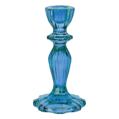 Candle Holder in Blue Glass, The Shop of nice things