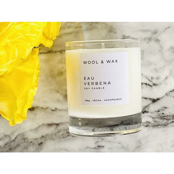 Wool & Wax Eau Verbena Classic Candle