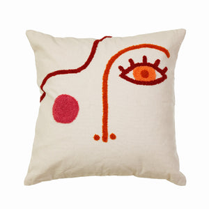 Tufted Face Cushion - The shop of nice things