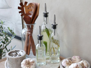 Oil Bottles with Dispensers, set of 3