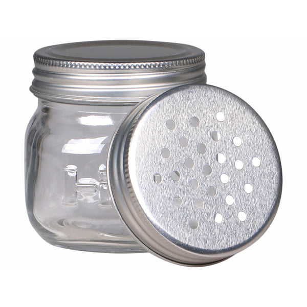 Sugar pourer with extra lid