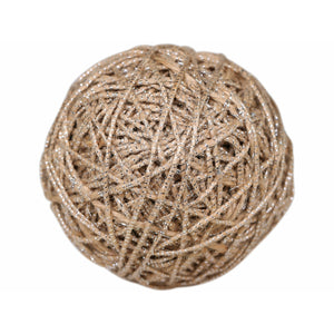 Jute string with glitter