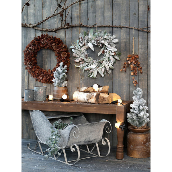 Snow Christmas Wreath, Ireland, The shop of nice things